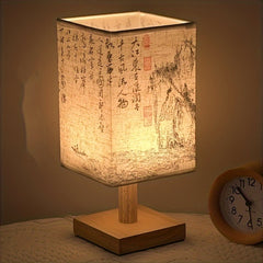 Traditional Chinese Calligraphy Style Night Light