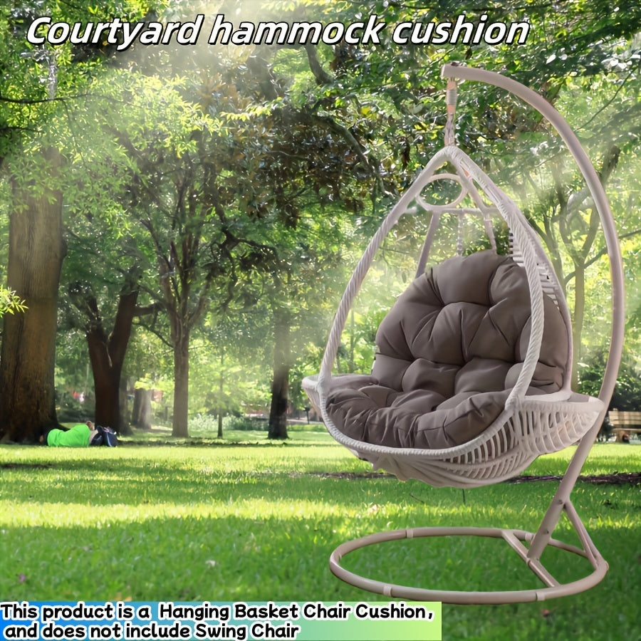 Luxury Thickened Hanging Basket Chair Cushion, Classic Style