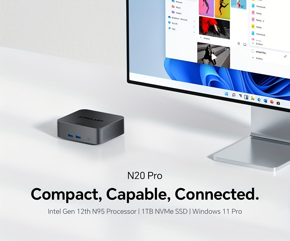 Teclast N20 Pro mini PC intel Gen 12th N95 Processor