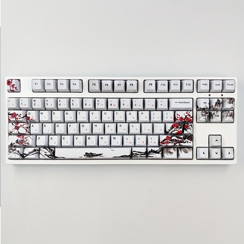 110 key Plum Blossom keycaps