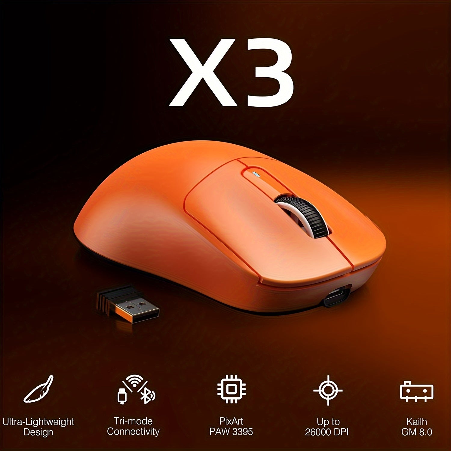 X3 Superlight Wireless Gaming Mouse