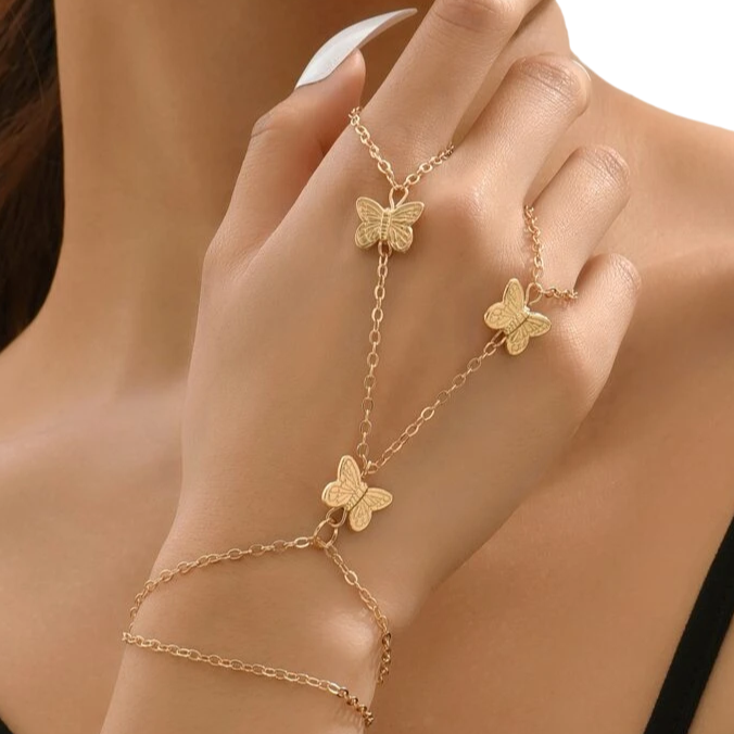 Butterfly Blossom Hand Chain