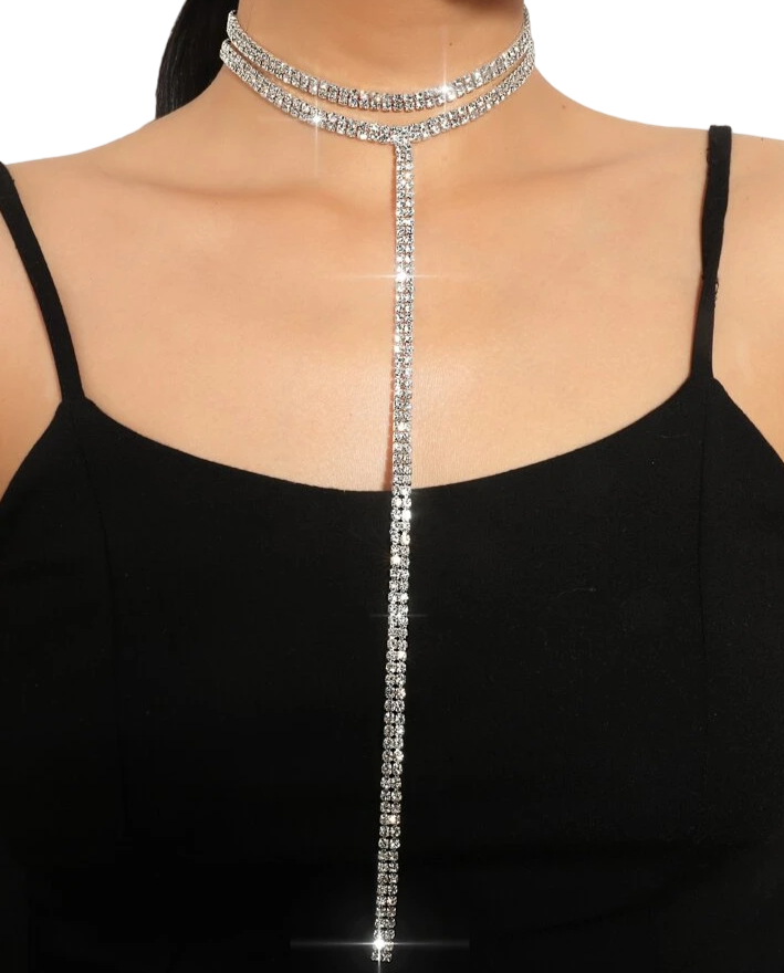 Glossy Cascade Necklace