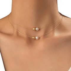 Illusion Layered Necklace - Mojood