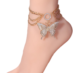 Butterfly Foot Charm