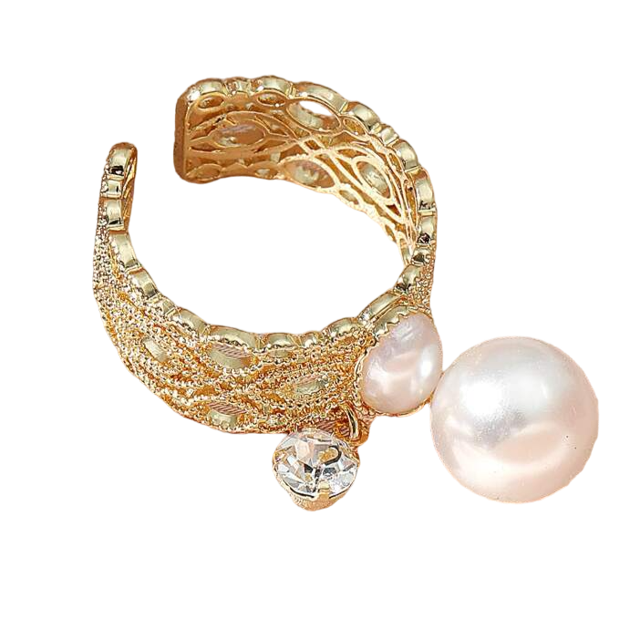 Dual Pearl Ring