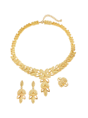 Goldey Leaf Jewelry Set