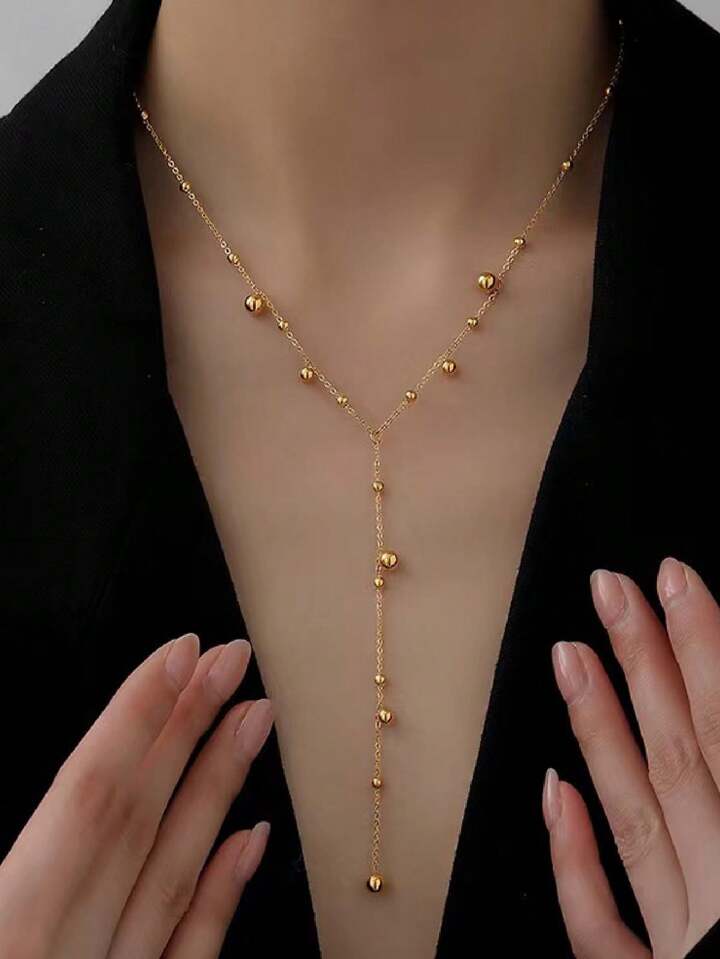 Golden Cascade Necklace