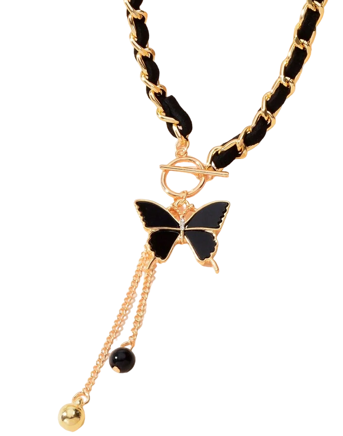 Butterfly Gem Necklace