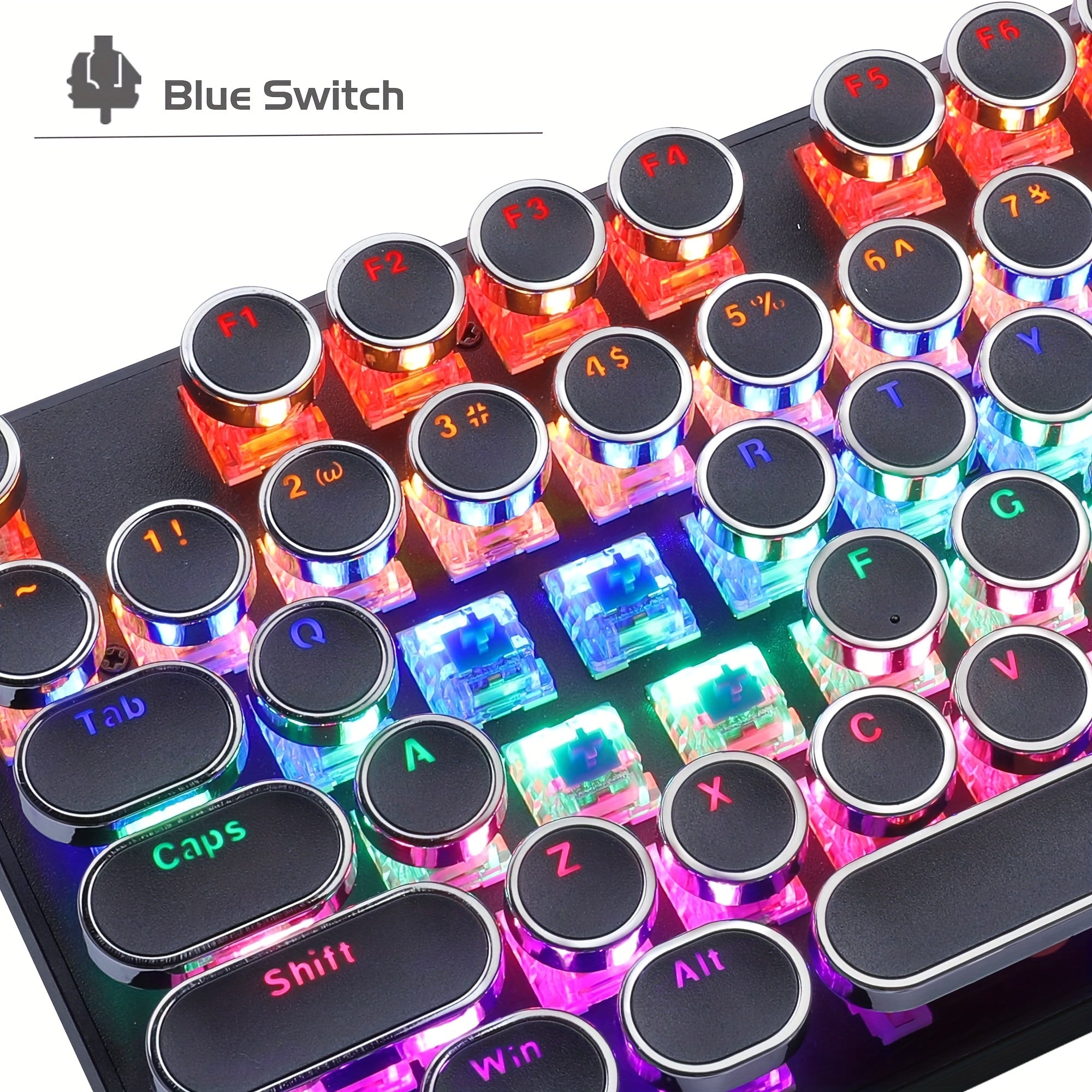 MageGee Typewriter Mechanical Gaming Keyboard