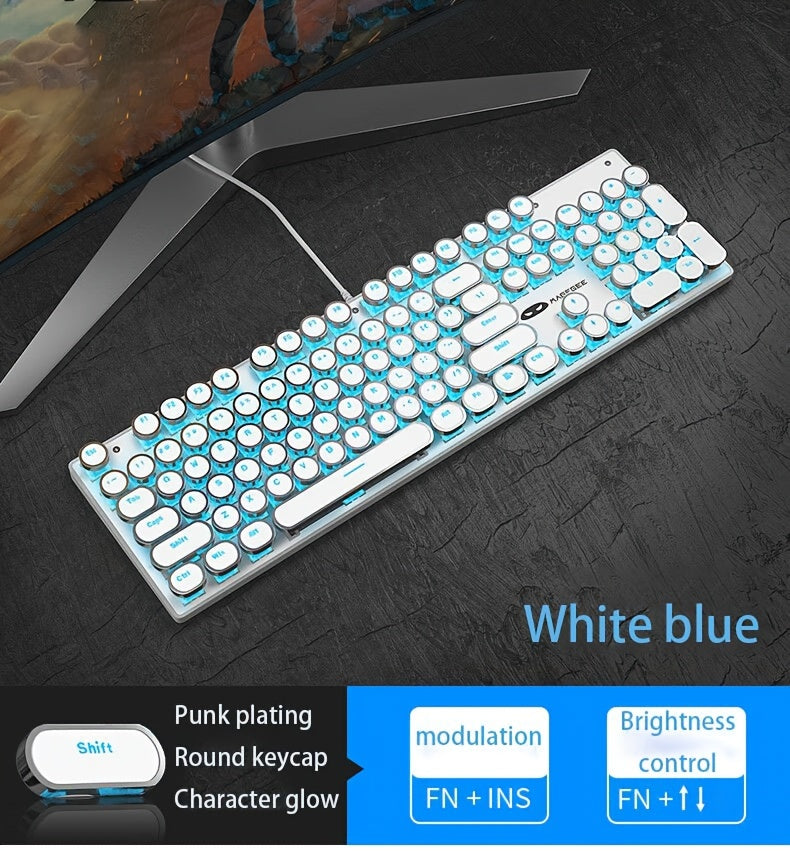 MageGee Typewriter Mechanical Gaming Keyboard