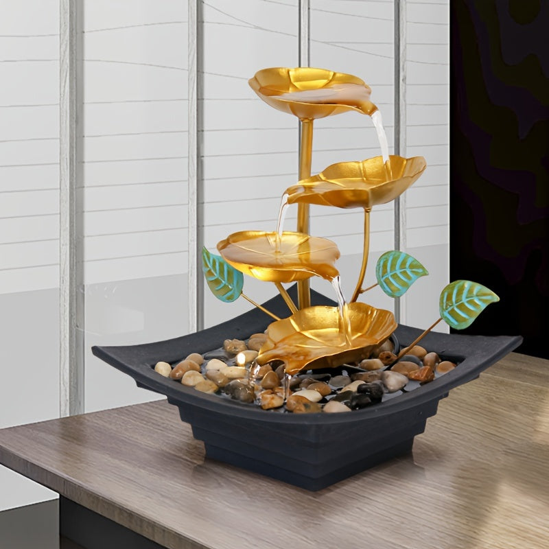 USB Powered Relaxation Indoor Tabletop Fountain Decor