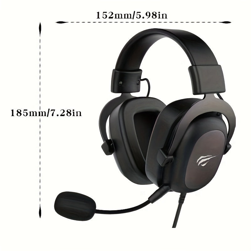 HAVIT Gaming Headset, Protein Leather Earmuffs Surround Sound