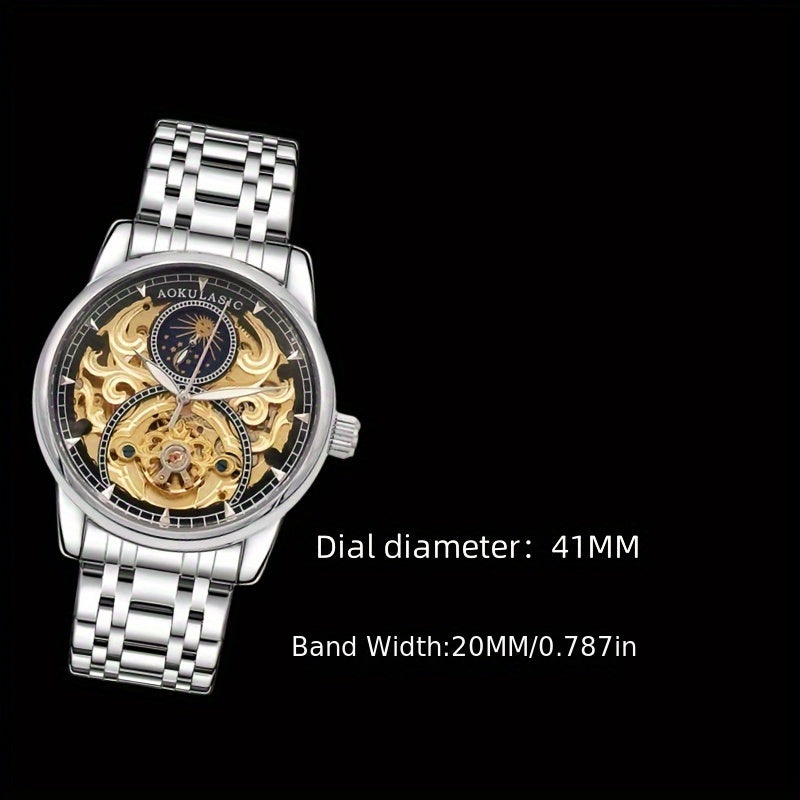 Fashion Men's Alloy Butterfly Mechanical Watch