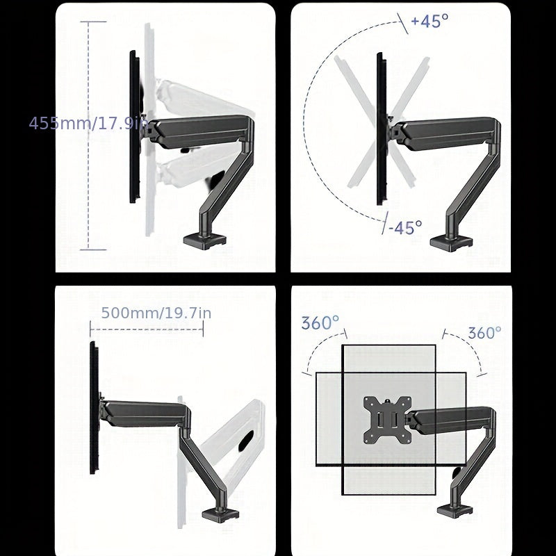 Single Monitor Arm Desk Mount