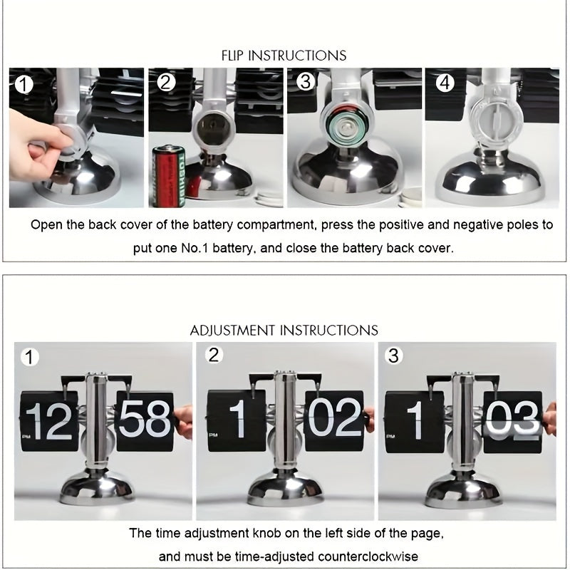 Clocteck Automatic Flip Page Clock