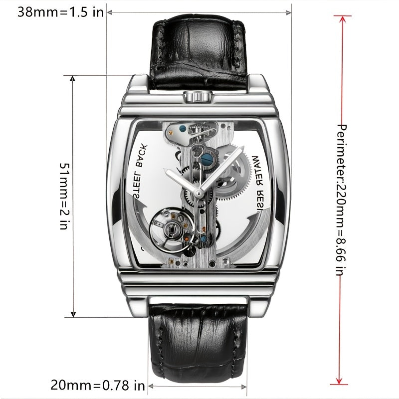 Foreign Trade Hollow Men's Watch Automatic Mechanical Watch