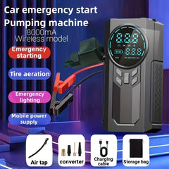 12V Portable Car Jump Starter With Power Bank 8800Mah Capacity