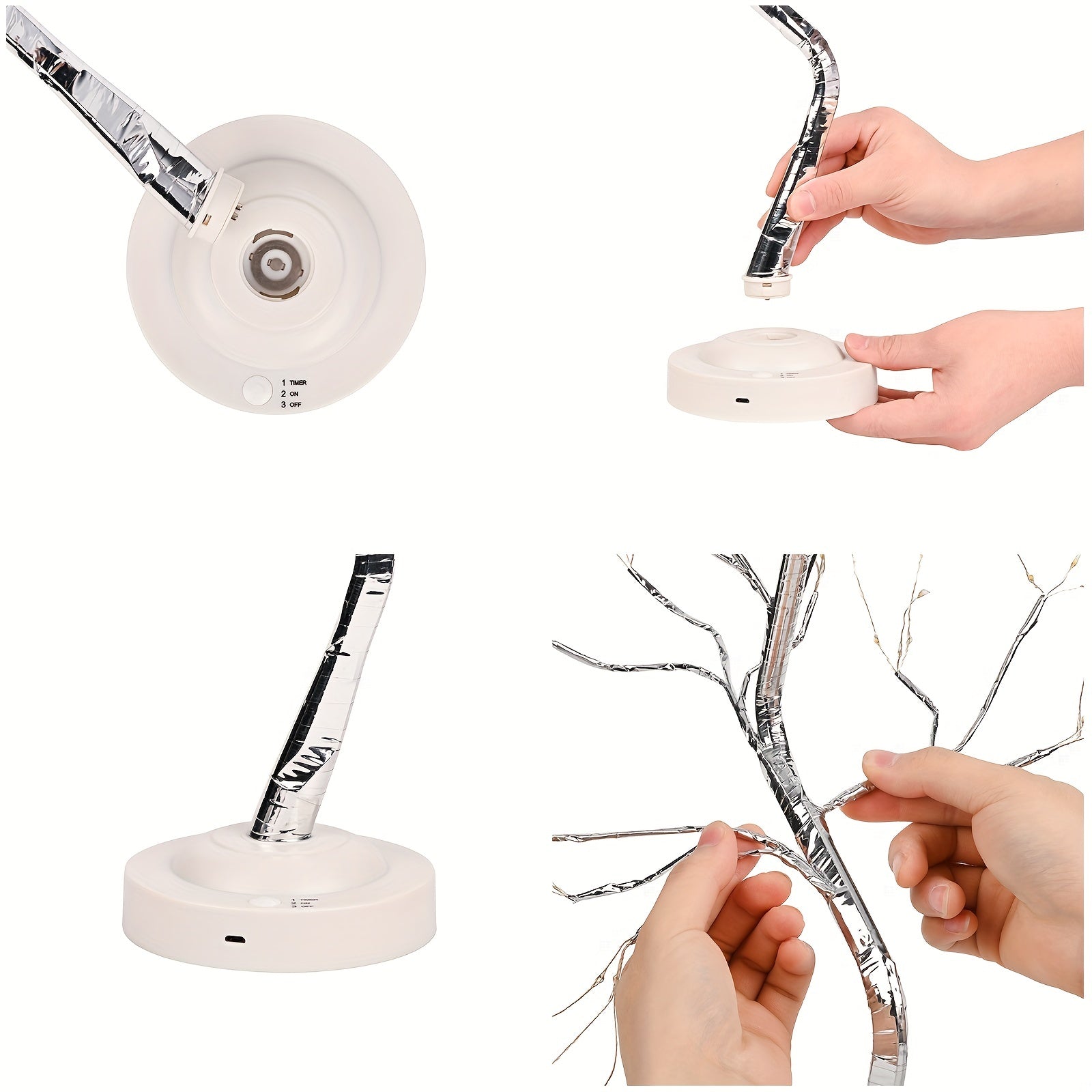 LED Tree Light with 108 Color-Changing LEDs