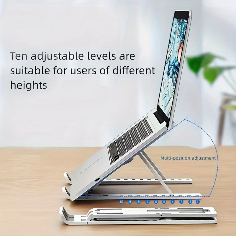 Laptop Stand Single Fork Folding Lift Cooling Base