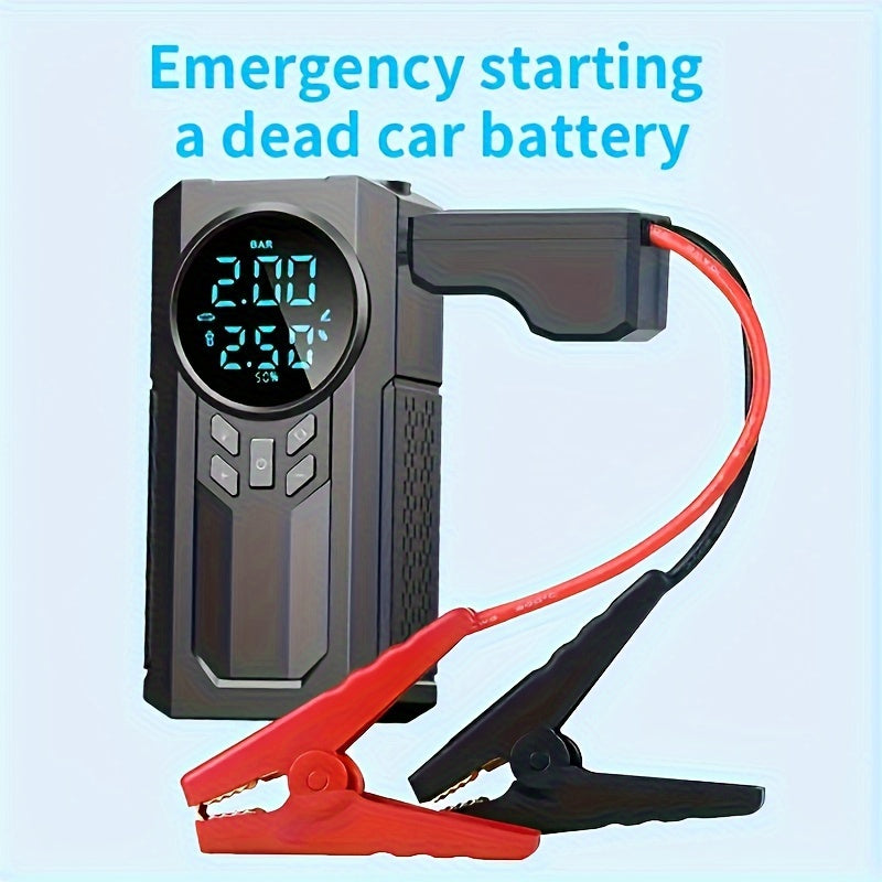 12V Portable Car Jump Starter With Power Bank 8800Mah Capacity