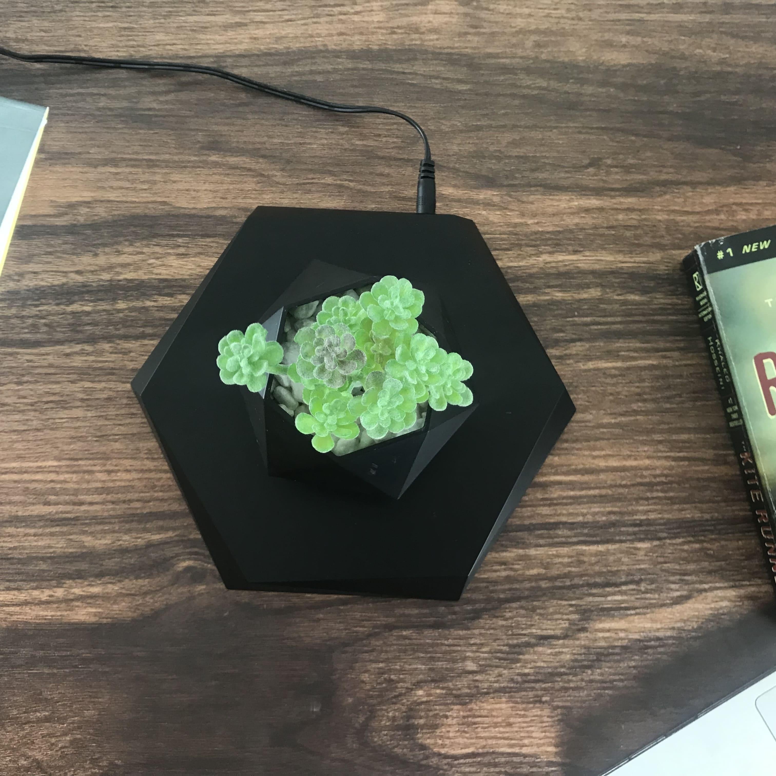 Magnetic Levitating Mini Rotating Flower Pot