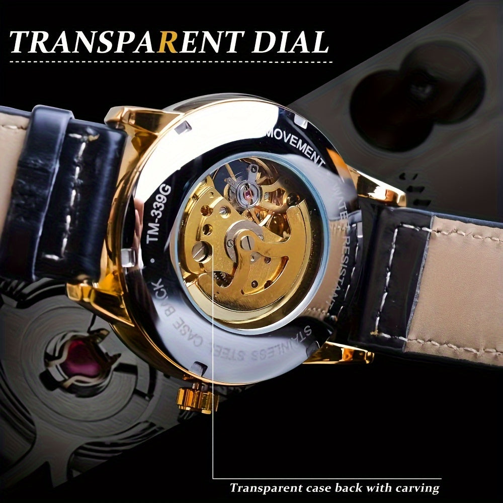 Avant-Garde Mechanical Wrist Watch for Men