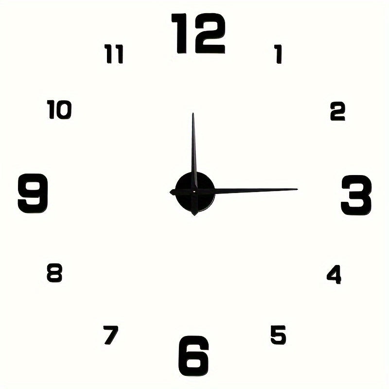 Modern Wall Clock Luminous Display-Silent Operation