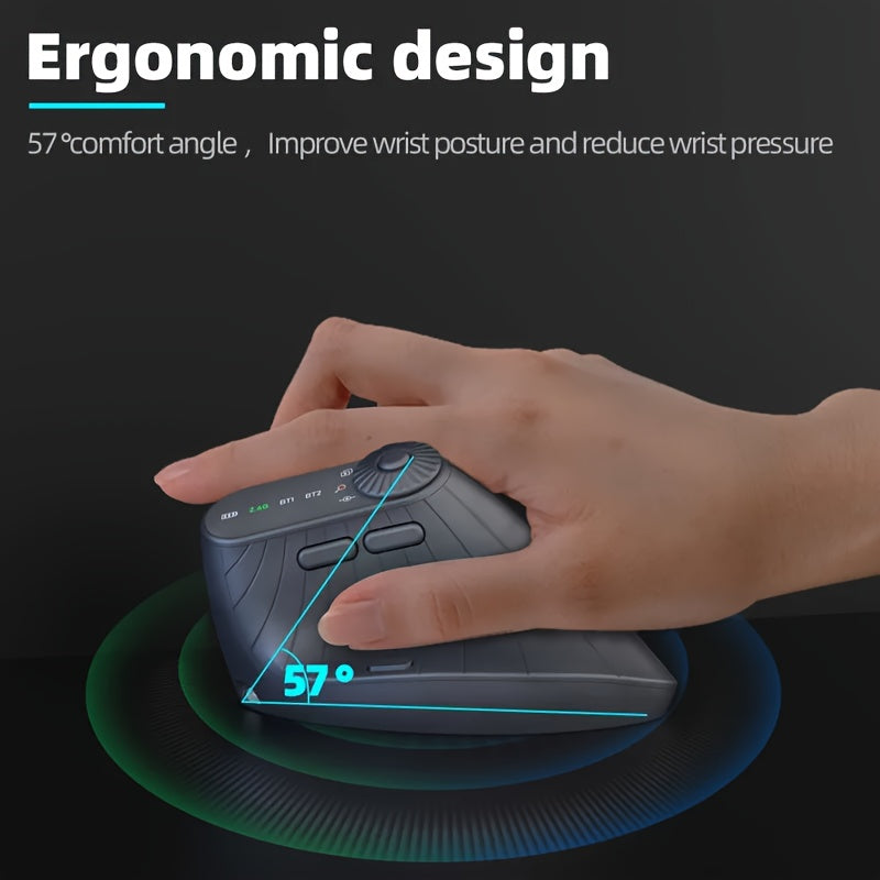 Ergonomic Mice Wireless Mouse -- Rechargeable