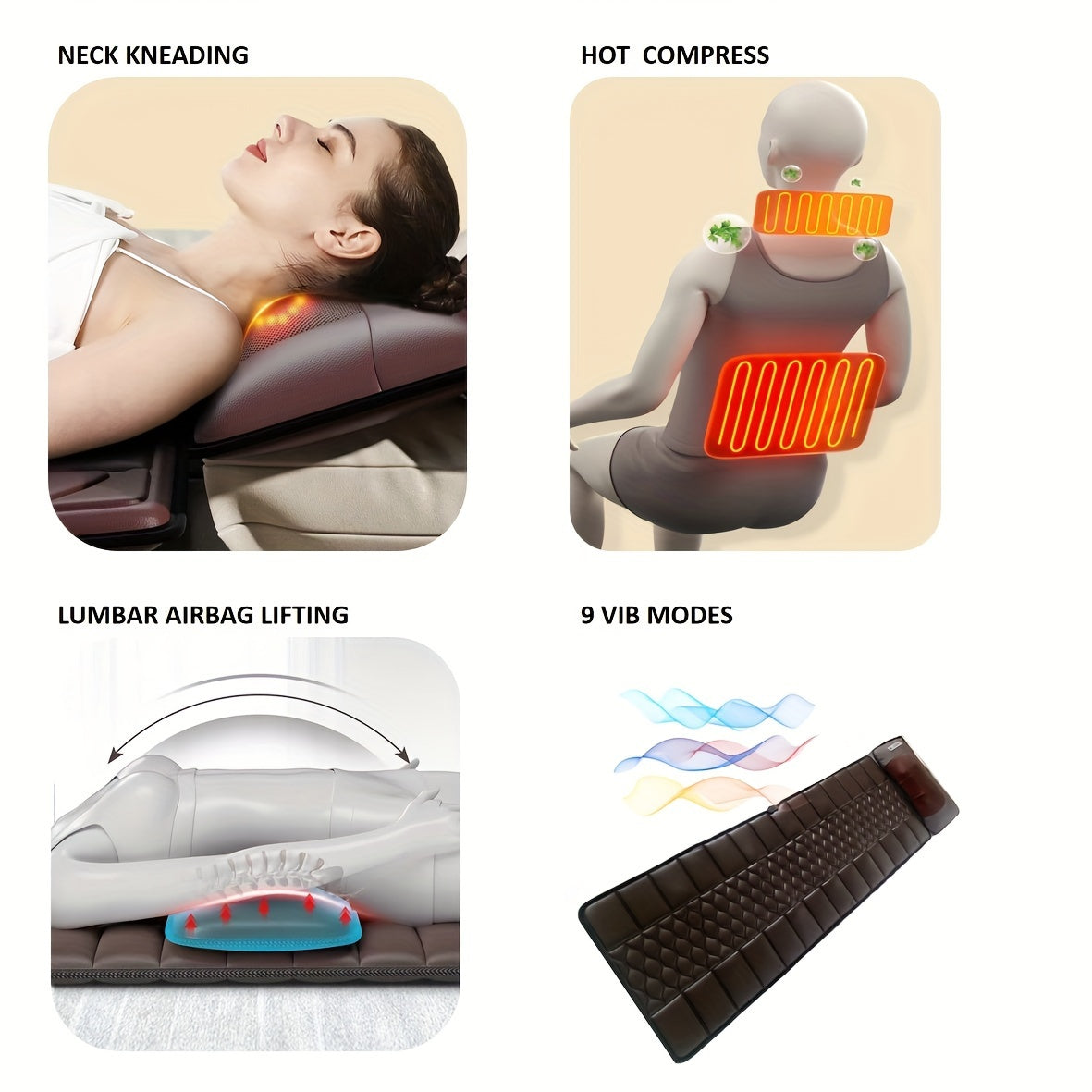 Body Massager, 10-Zone Vibration