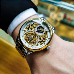 Fashion Men's Alloy Butterfly Mechanical Watch