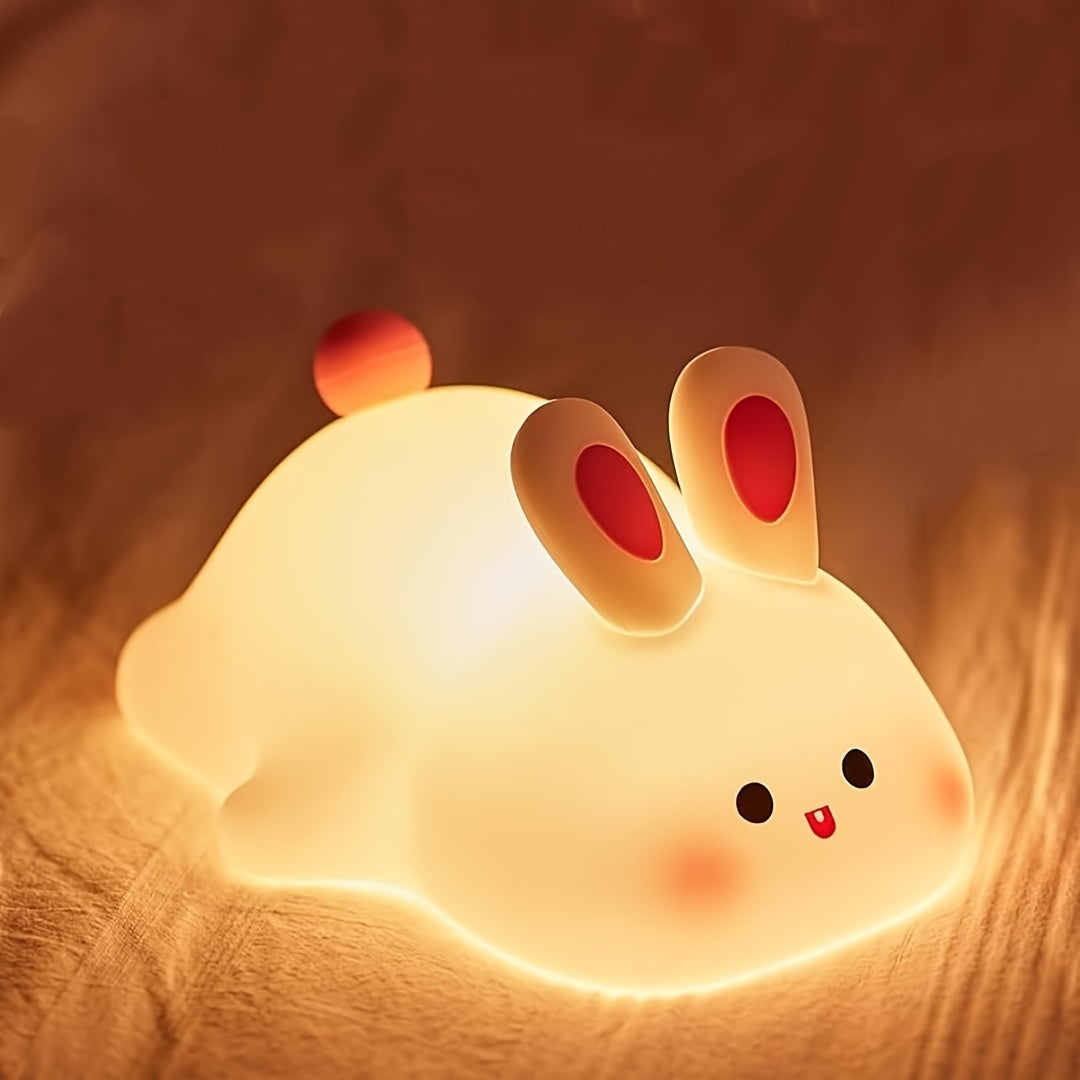 Bunny Night Light Rechargeable Battery - Silicone