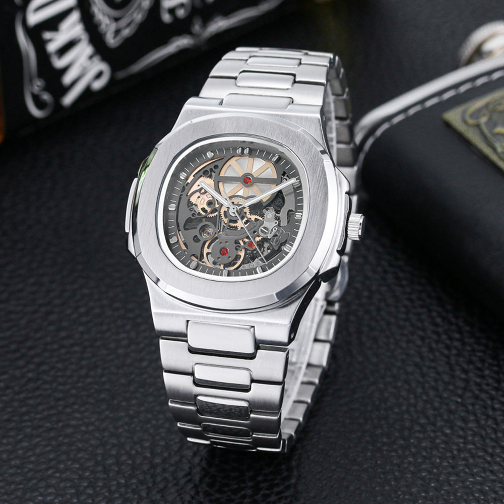 High-end Hollow Vintage Men's Mechanical Watch