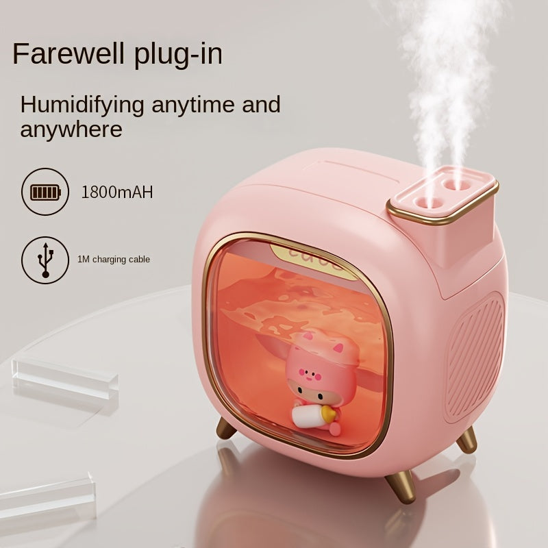 Double Spray Aromatherapy Humidifier – Rechargeable