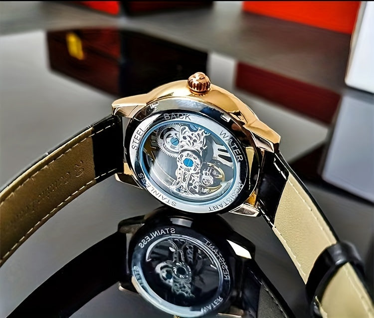 Double-sided Hollow Men's Wristwatch