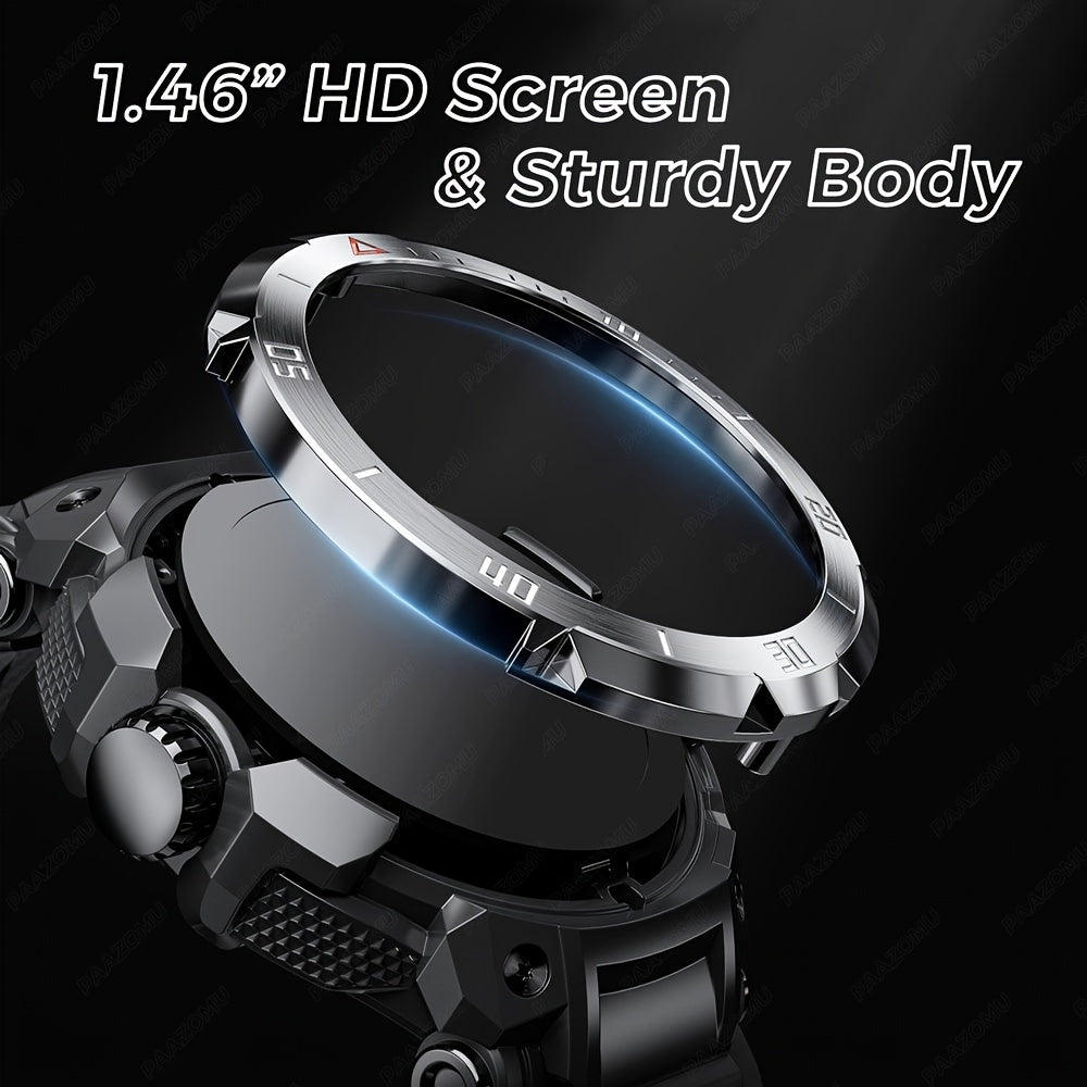 3-in-1 Smartwatch Earbuds: 1.46-inch HD, calls, speaker, fitness tracker, for iOS & Android