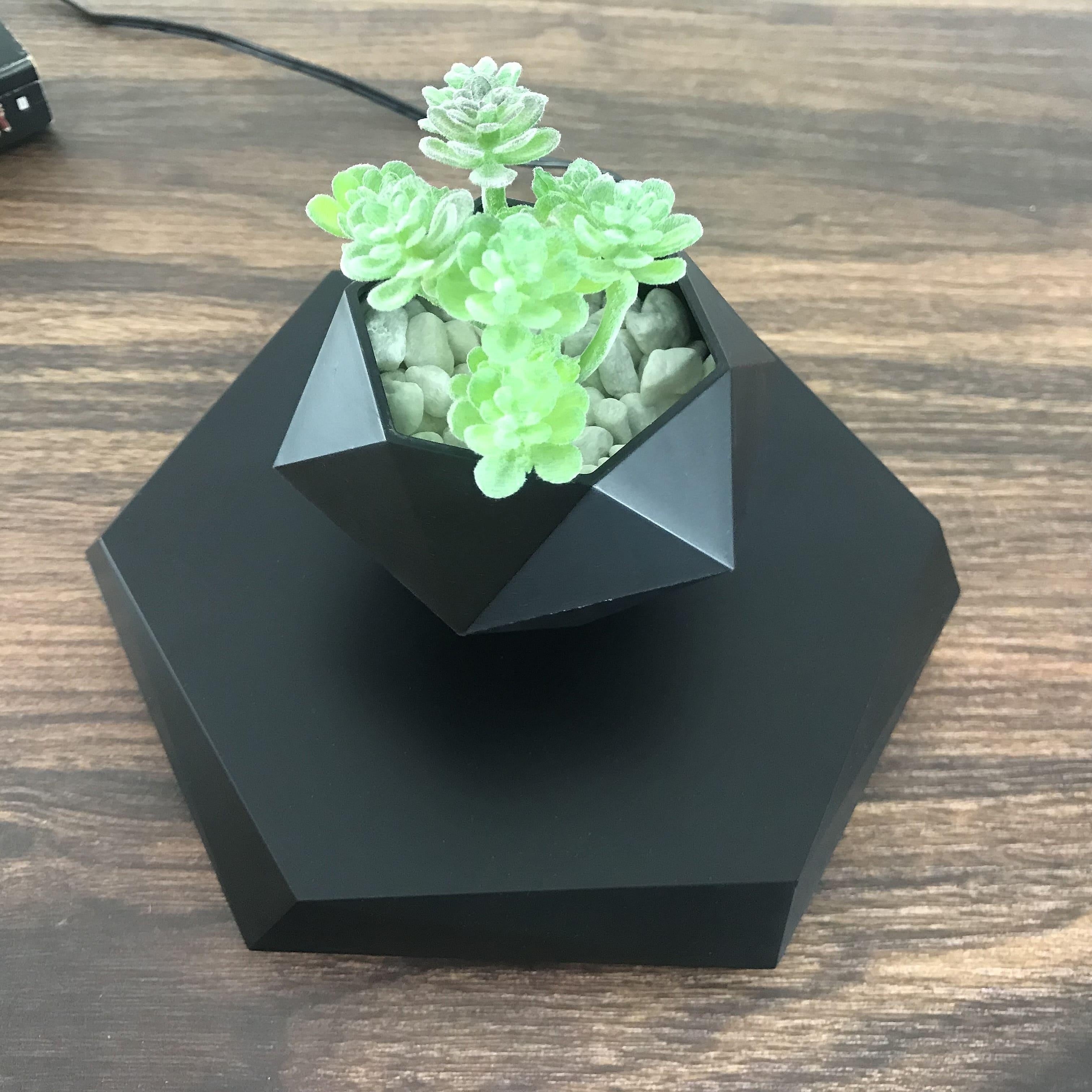 Magnetic Levitating Mini Rotating Flower Pot