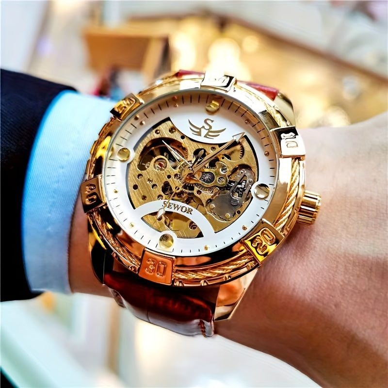 Hollow Automatic Mechanical Watch Versatile