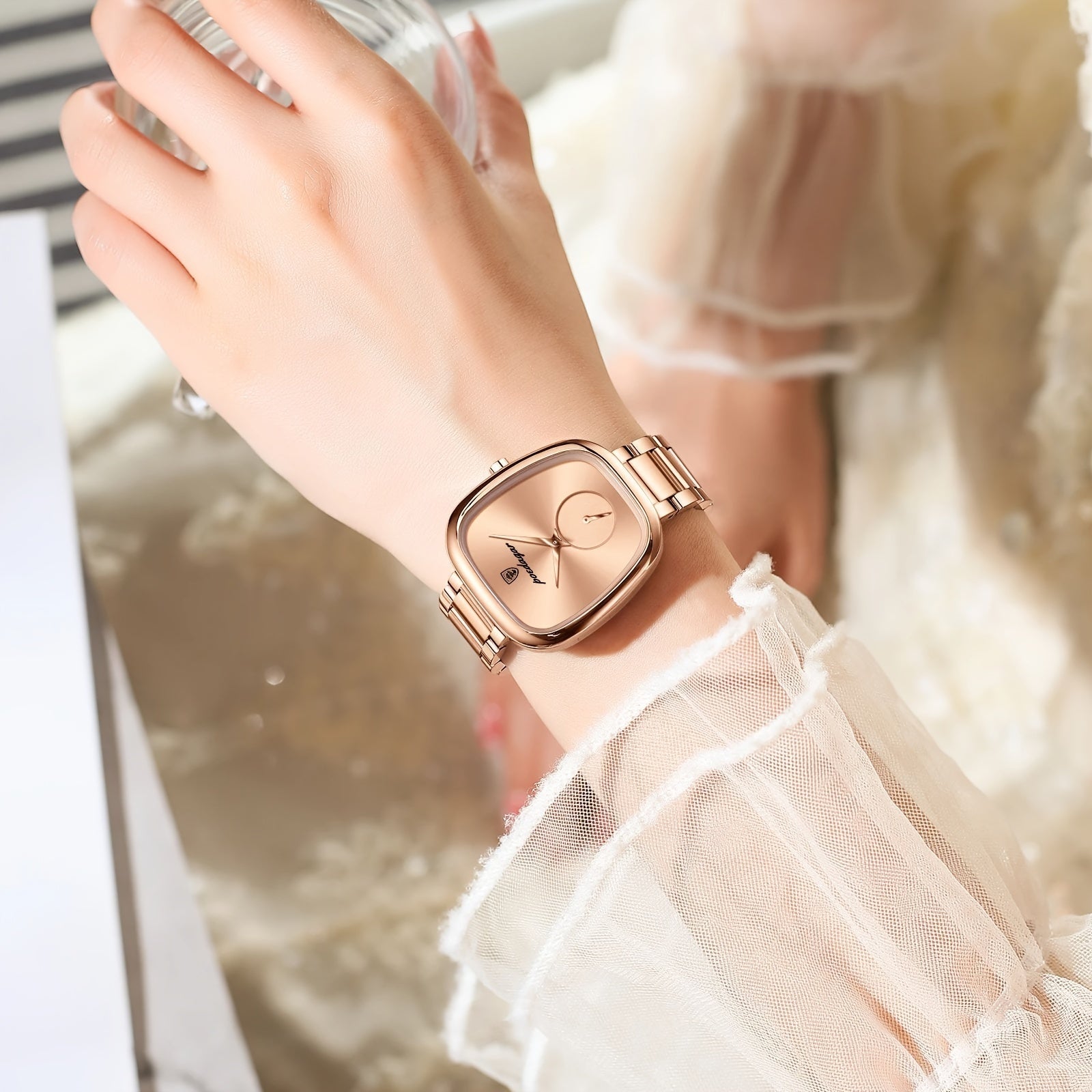 Casual Square Quartz Wrist Watch for Women