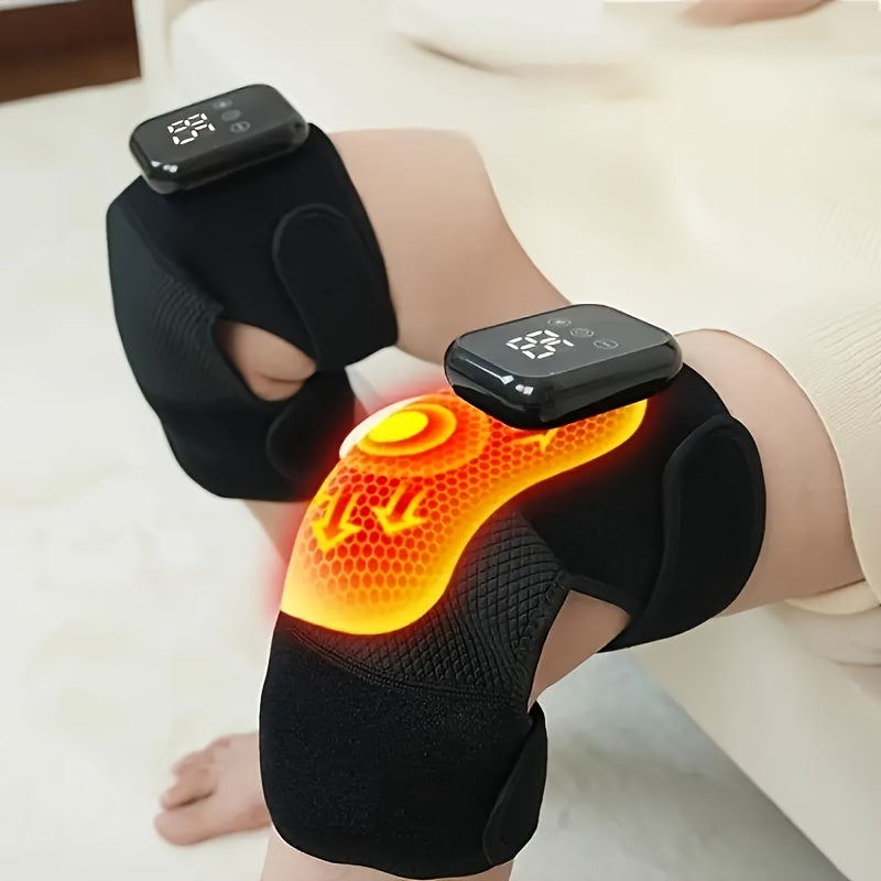 3-in-1 Wireless Heated Knee & Elbow Massager with Vibration