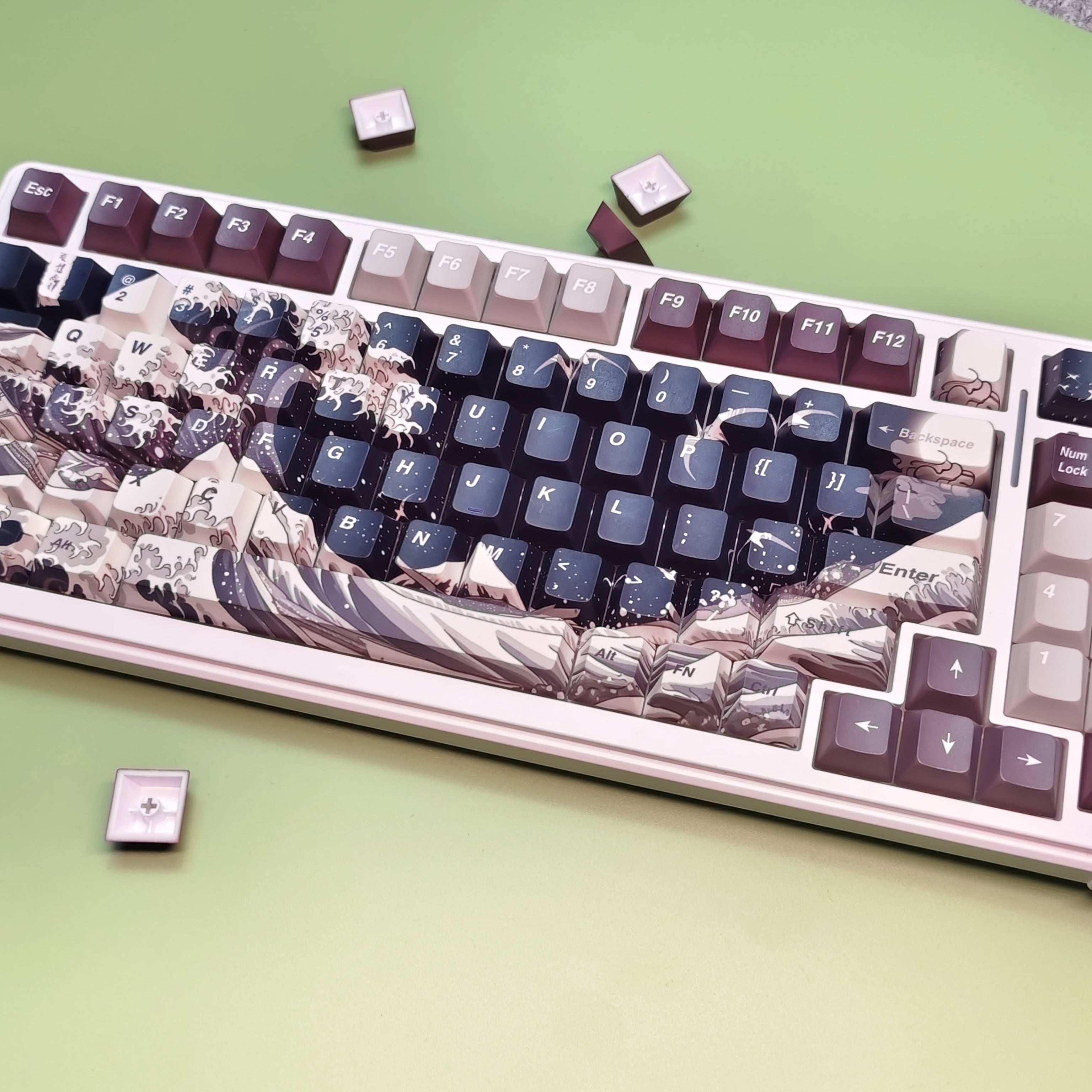 CAPSKYCEER Artistic Cherry Profile Keycaps