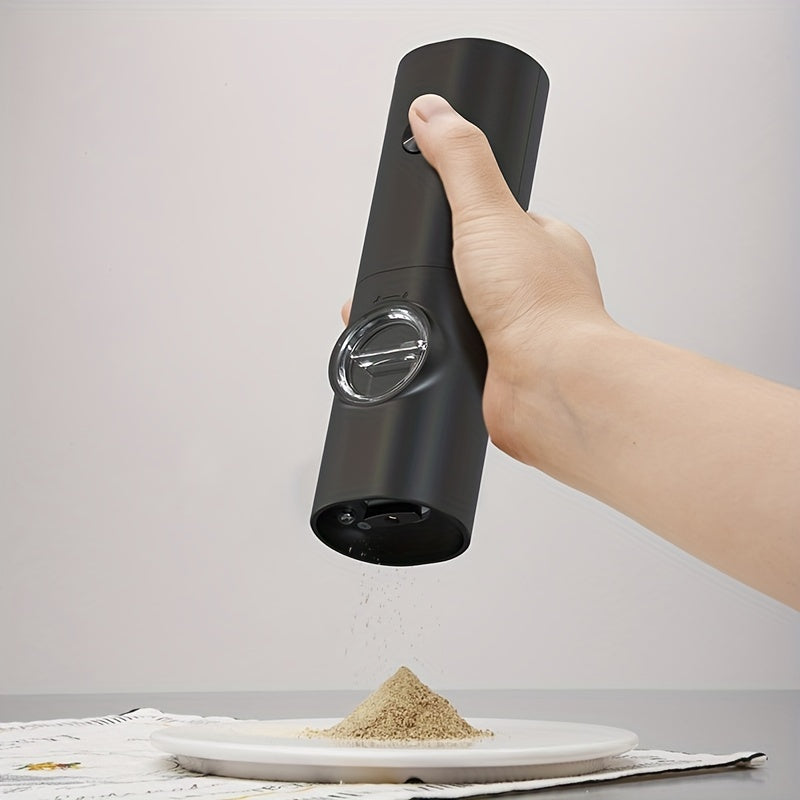 Pepper Grinder, Household Sea Salt Ginder, Electric Adjustable Spice Grinder