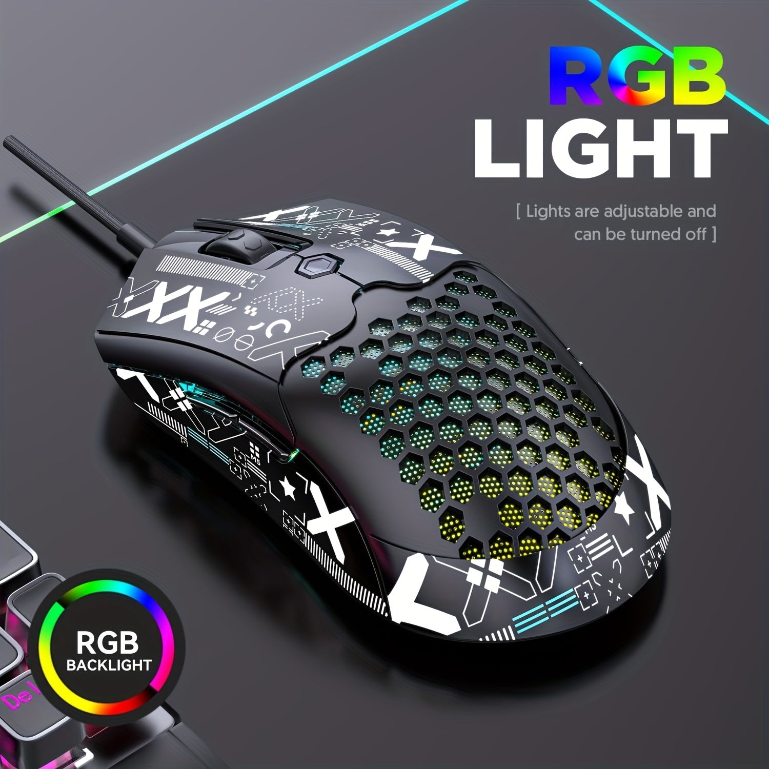 M5 Ultralight Wired Gaming Mouse