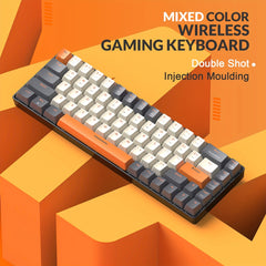 K68 60% Wireless Mechanical Keyboard, BT 5.0/2.4GHz