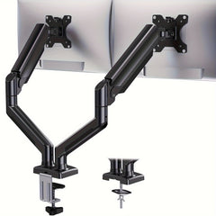 Dual Monitor Stand - 360° Adjustable, Up to 9.98KG Each Arm, 33.02-81.28cm Screens