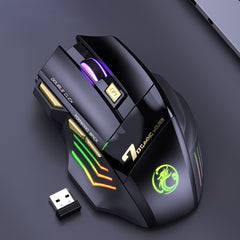 Wireless Gaming Mouse 3200DPI Rechargeable Silent Mouse