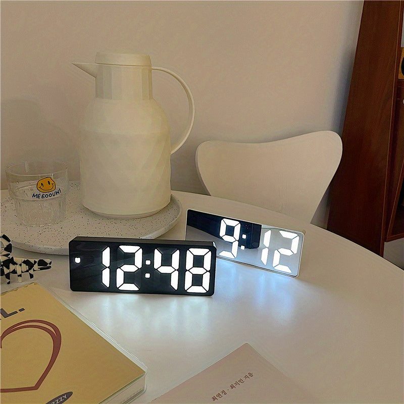 Smart Voice-Controlled LED Desk Clock