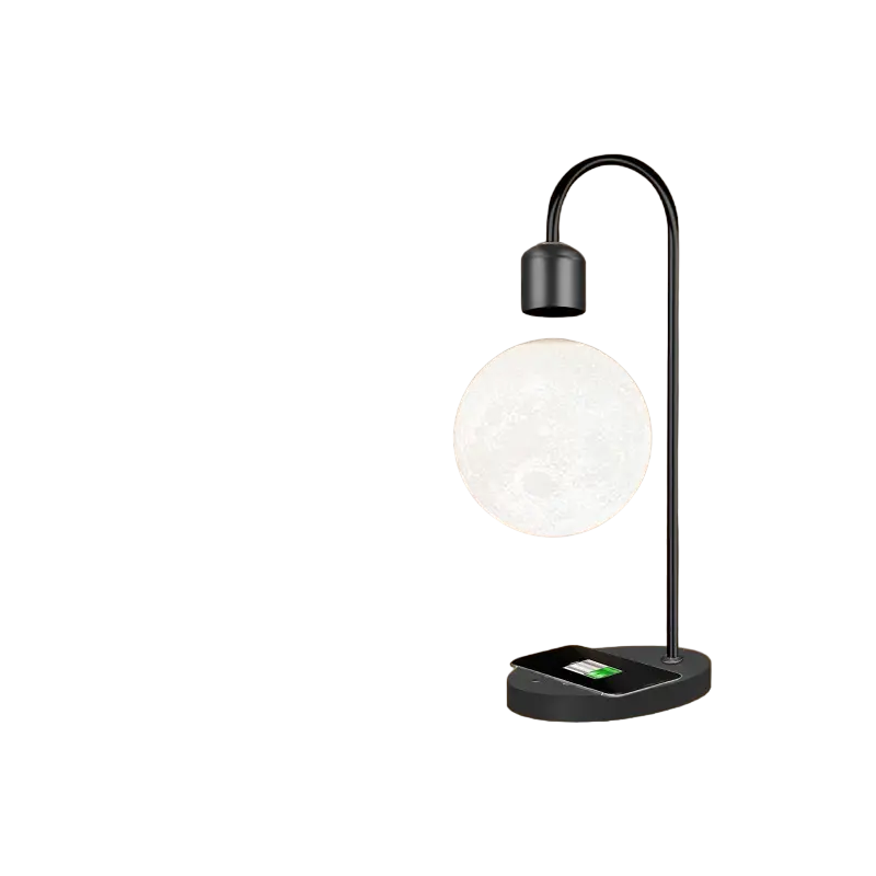 Suspension Moon Lamp, Creative Magnetic Suspension Moon Table Lamp